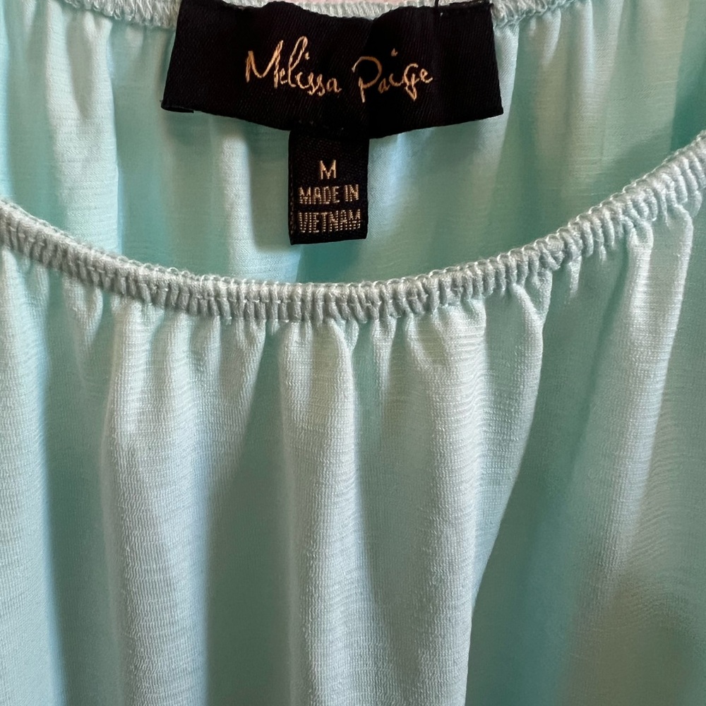 Melissa Paige Aqua Tunic Top - Picture 3 of 3